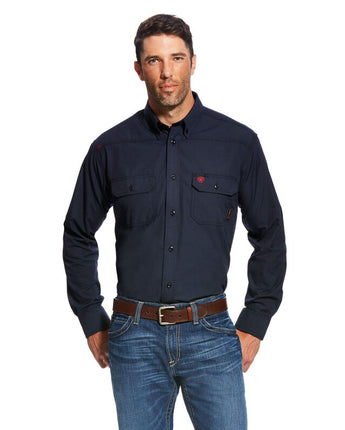 Ariat Men's FR Featherlight Work Shirt - Navy