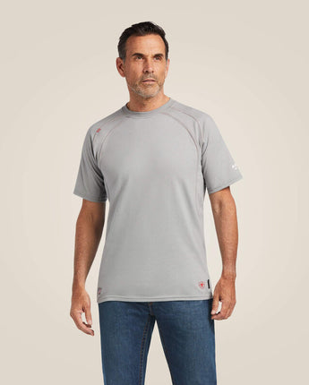 Ariat FR Work Crew T-Shirt - Silver Fox