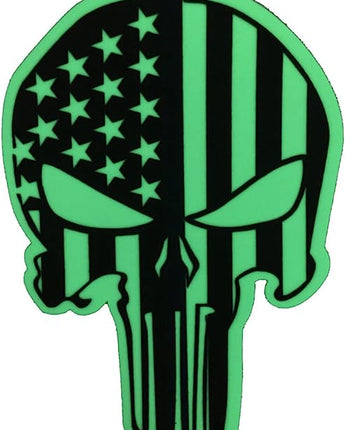 IdentiFire Thin Blue Line Punisher Skull Sticker