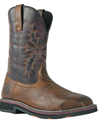 Hoss Boots Hunch - Cognac Burgundy