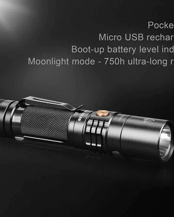 Fenix UC35 V2.0 Tactical Compact Flashlight - Black