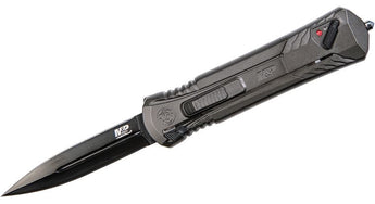 Smith & Wesson M&P OTF Spring Assisted Point Knife - 3.5" Gray