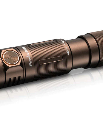 Fenix E05R Mini Keychain Flashlight Brown