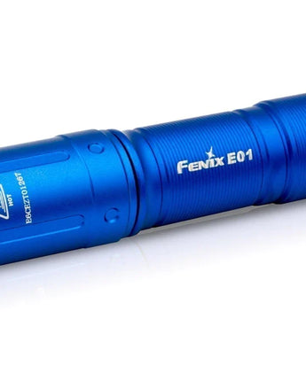 Fenix E01 V2.0 AAA Mini EDC Flashlight - Blue